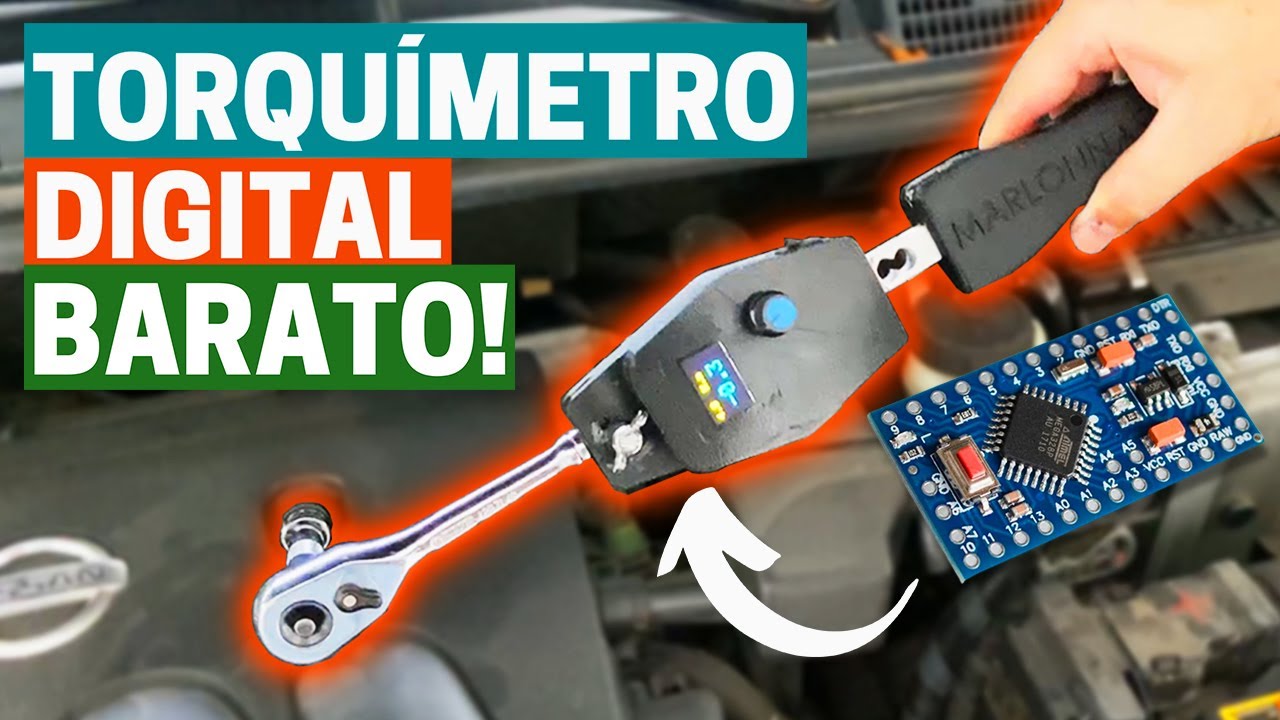 Torquímetro Digital BARATO feito com ARDUINO!