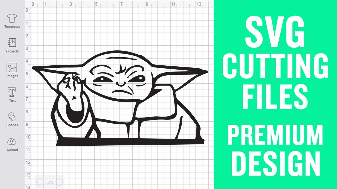 Baby Yoda Cut File Svg Cut Files for Silhouette Premium cut SVG