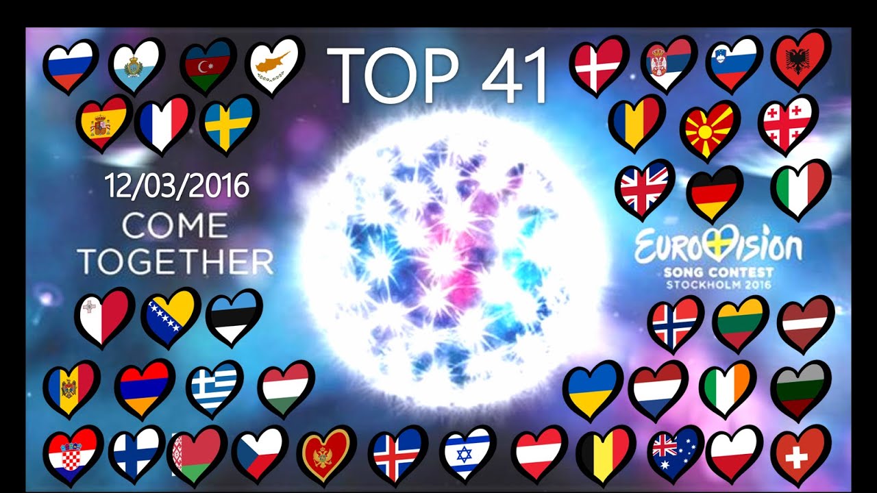 TOP 40 | EUROVISION 2016 (ESC 2016) so far (or top 41)