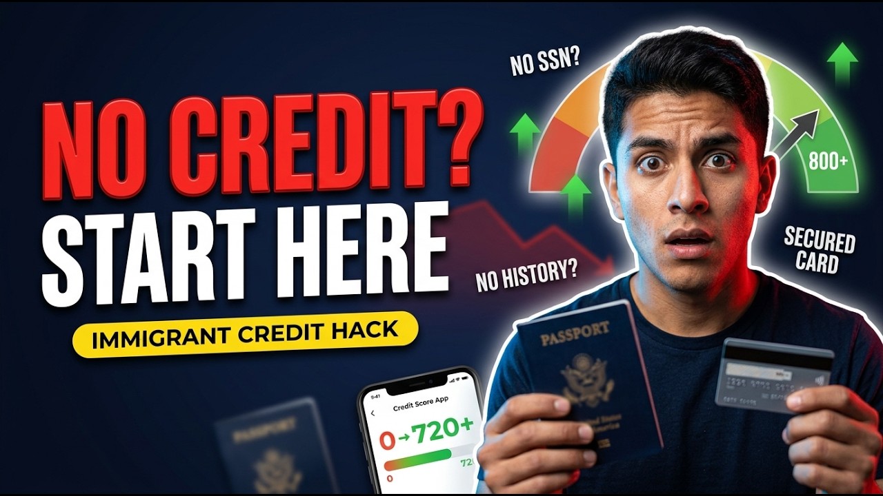 How to Build US Credit from Zero in 2026 🇺🇸 | Step-by-Step Guide for Immigrants & Newcomers