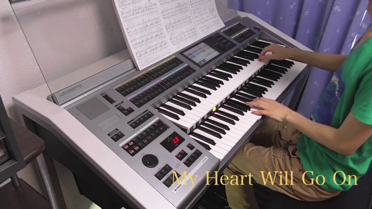 [My Heart Will Go On　~タイタニックより~] Electone　再生回数25,000回突破♪ありがとうございます！