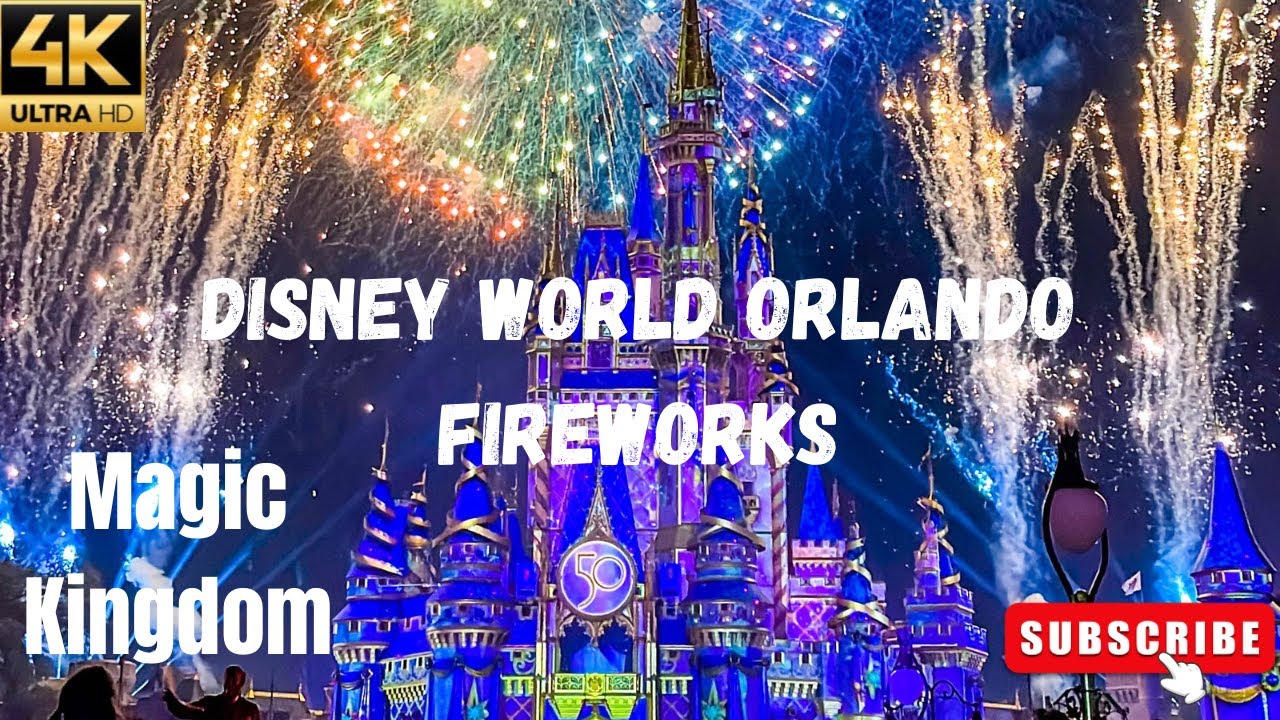 Disney World Orlando Fireworks 2026 | Happily Ever After Full Show at Magic Kingdom in 4K