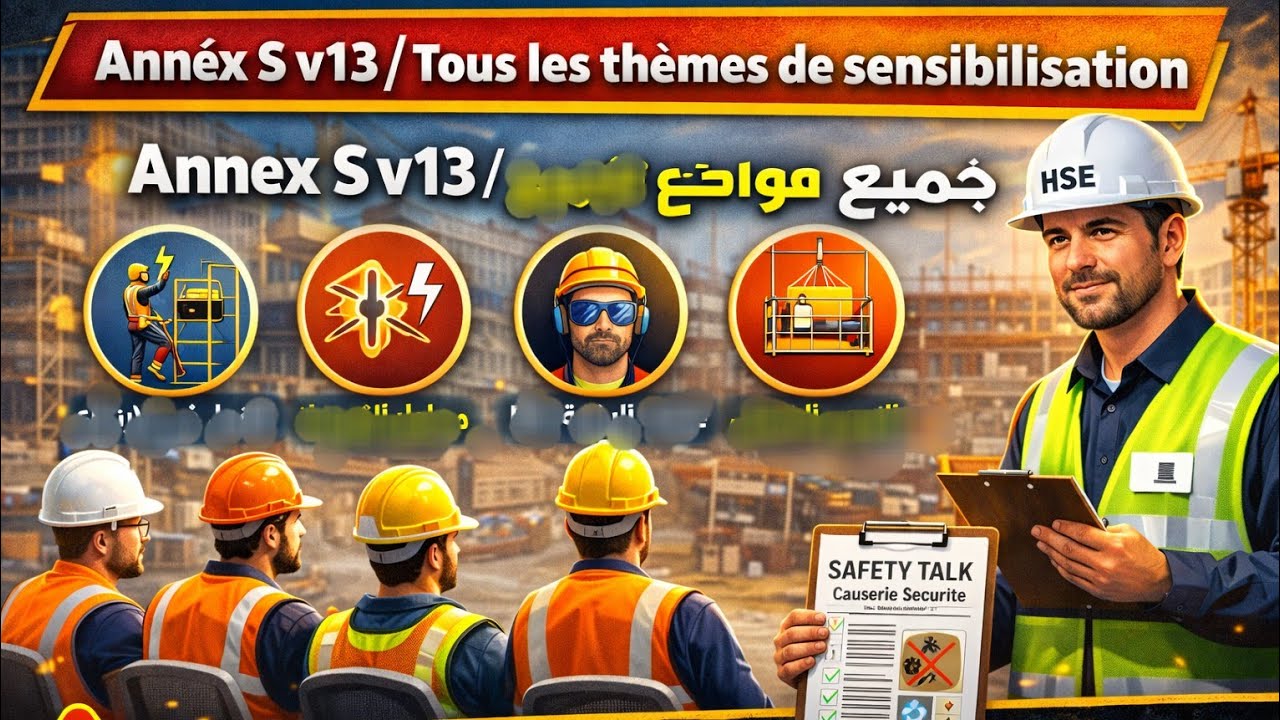Annex S v13/ tout les theme de sensibilisation شرح 