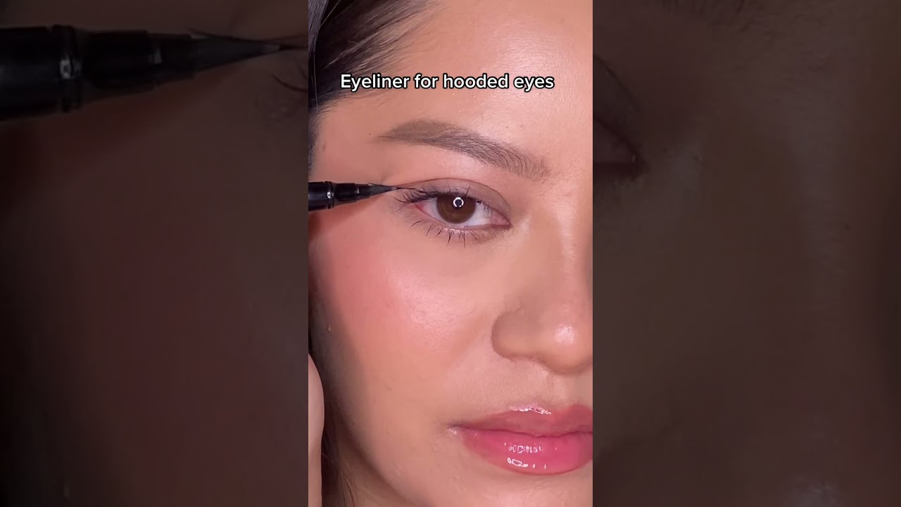 Eyeliner trick for hooded eyes!