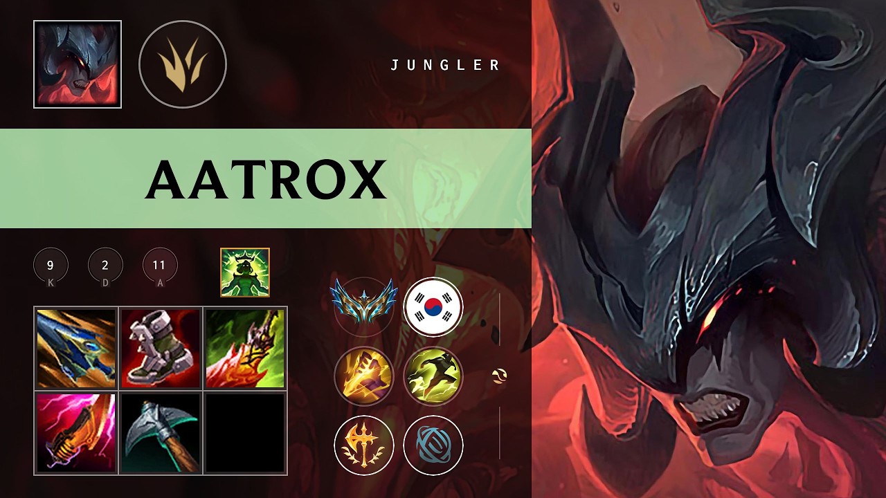 Aatrox Jungle vs Nidalee - KR Challenger Patch 26.08