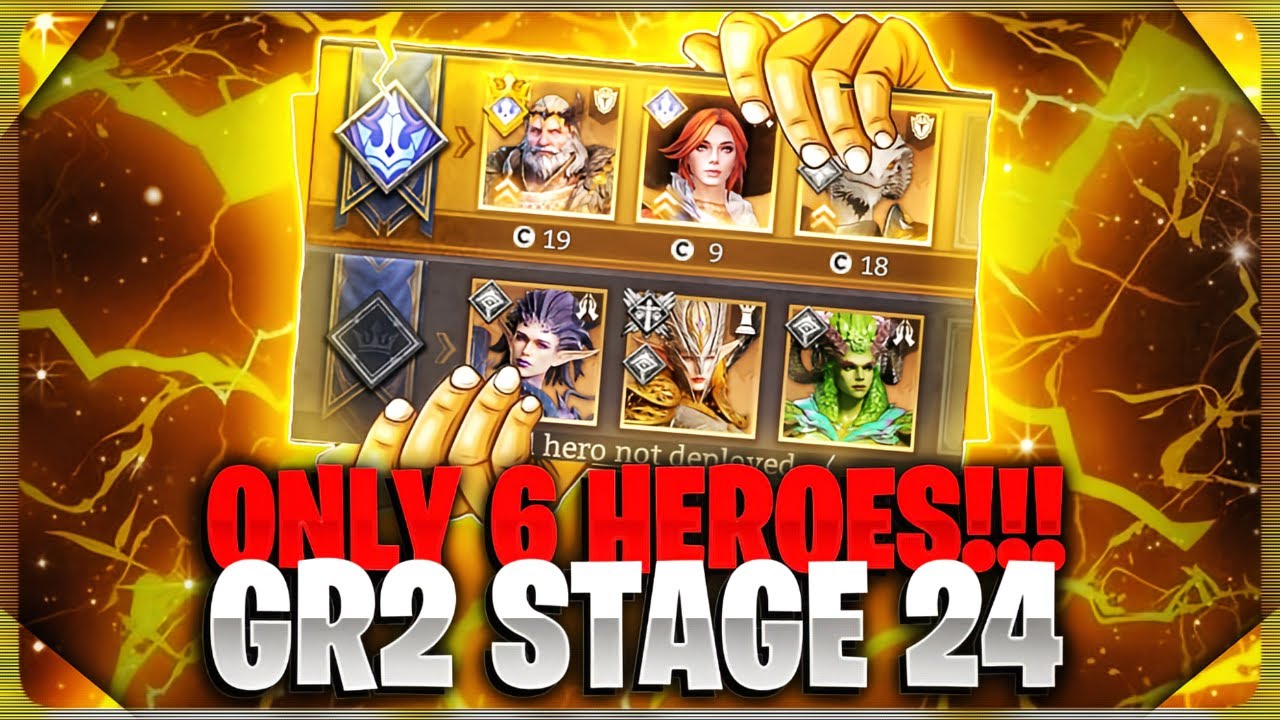 This Strategy Is Insane! Only 6 Heroes Needed For Gear Raid 2 Stage 24 | Watcher of Realms