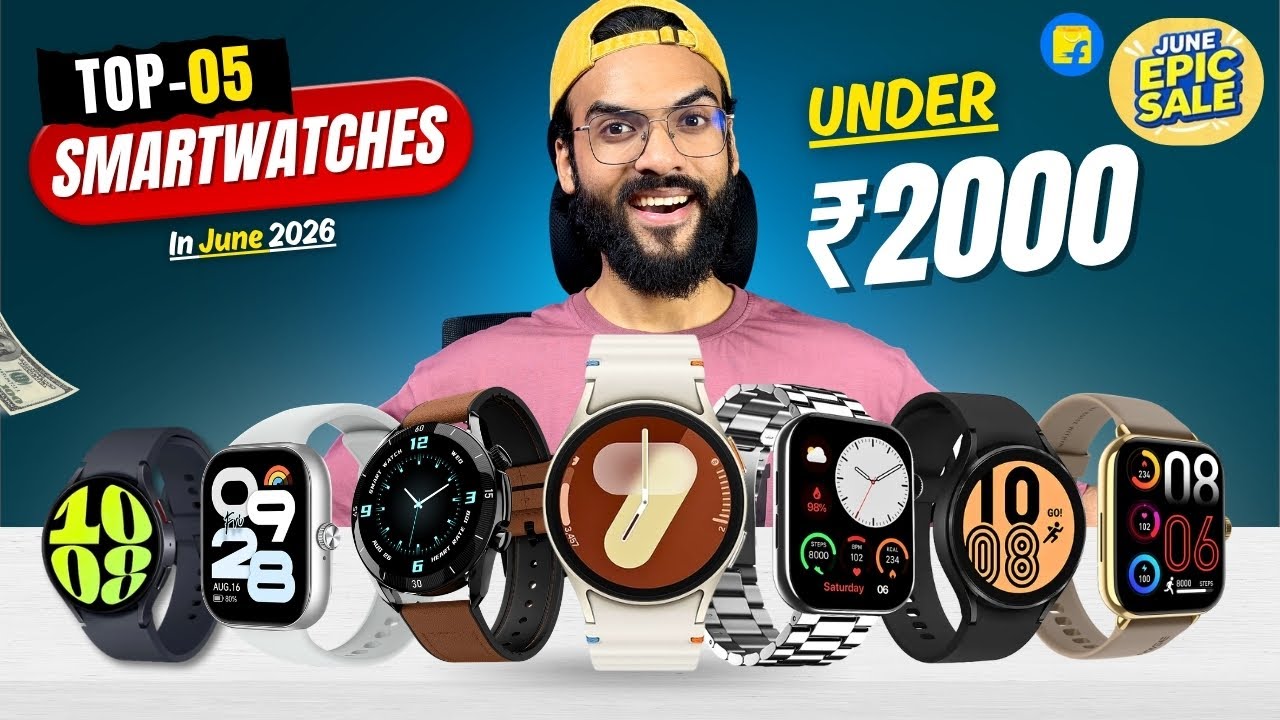 Don't Buy Trash⚡️The Only 5 Best Smartwatch Under 2000 In June 2026⚡️Best Smartwatch Under 1500-2000