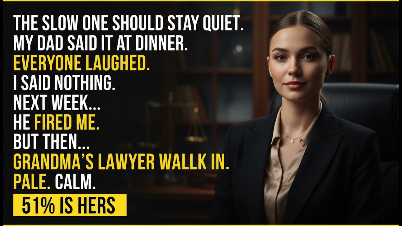 They Called Me “The Slow One” for 20 Years — Then My Grandma’s Lawyer Walked In