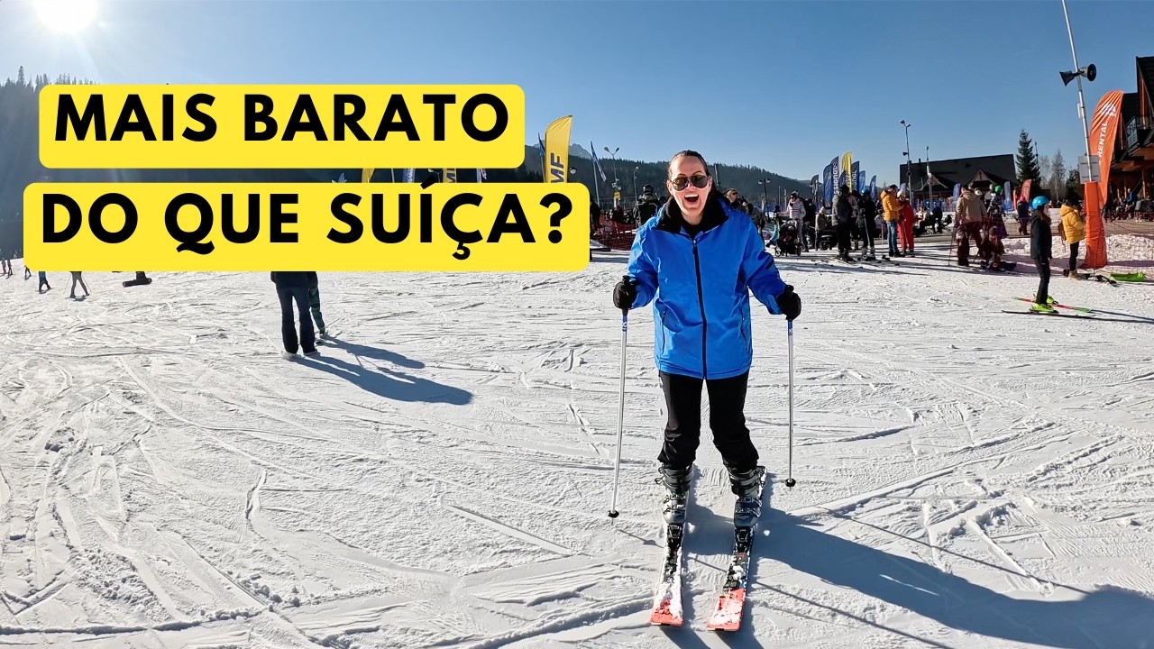 O LUGAR SECRETO E BARATO PARA ESQUIAR NA EUROPA | Zakopane, Polônia