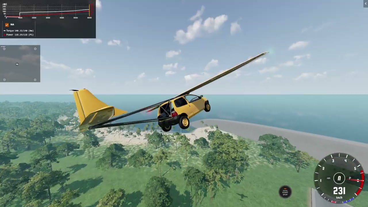 BeamNG drive - Clio Plane
