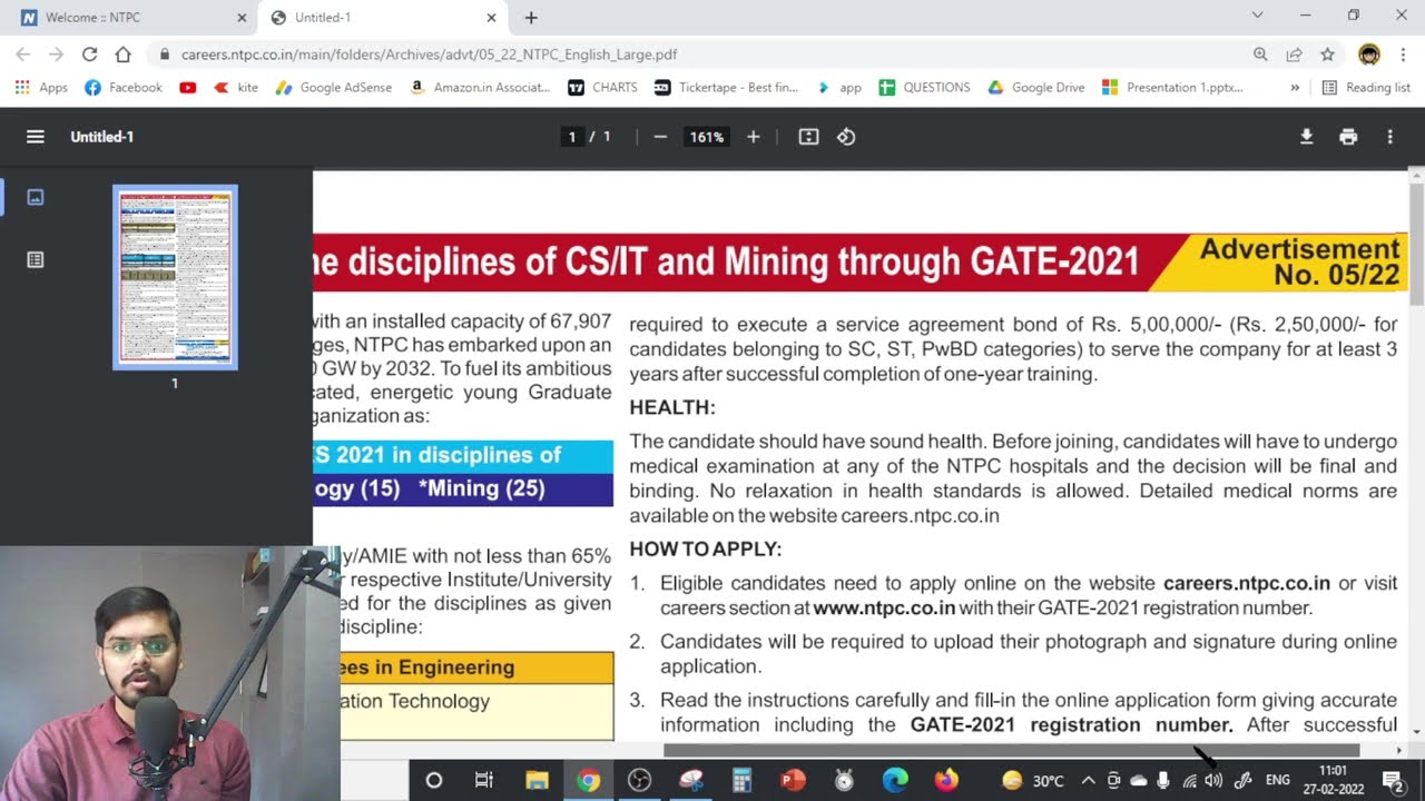 NTPC recruitment 2022|Freshers| CTC: ₹10 LPA| Permanent Job| All India Eligible| Latest Job Update
