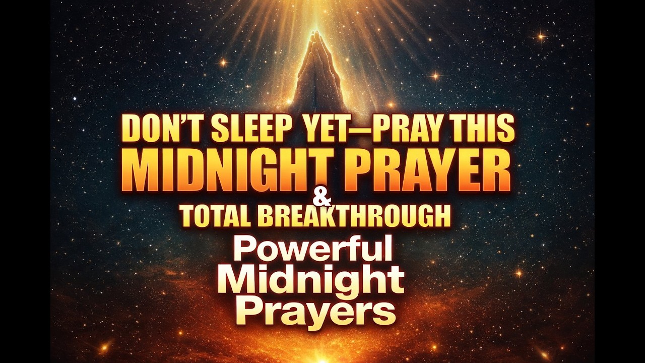 Don’t Sleep Yet—Pray This Midnight Prayer & Expect Total Breakthrough #nightprayers
