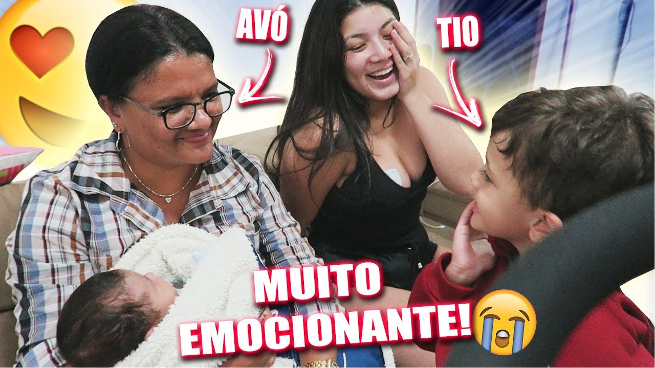 MINHA MÃE CONHECENDO MEU FILHO PELA PRIMEIRA VEZ 😍