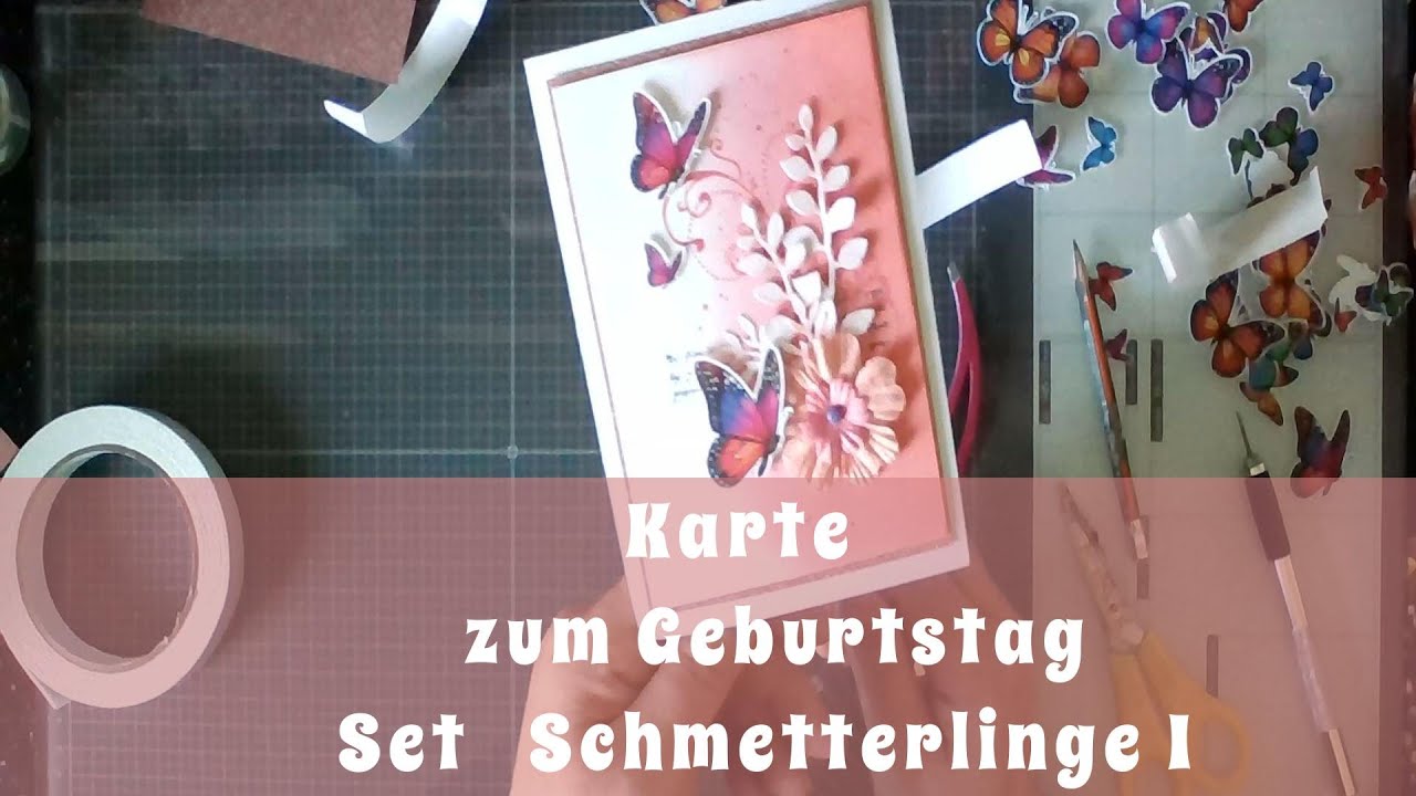 schnelle Geburtstagskarte mit Stanzteilen / Die Cuts