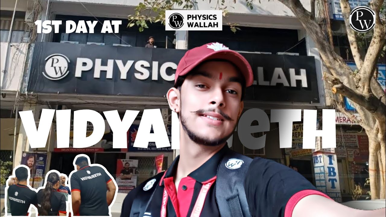 1st Day at PW Vidyapeeth Chandigarh 😍|| Joined Physics wallah || ❤️@PhysicsWallah @VidyapeethPW
