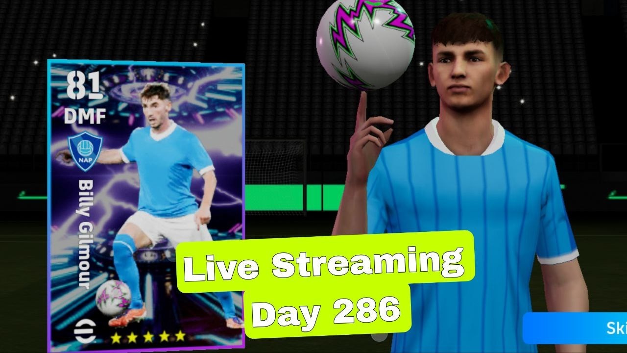 Efootball 2026 mobile fan  account rank game/ Days 286