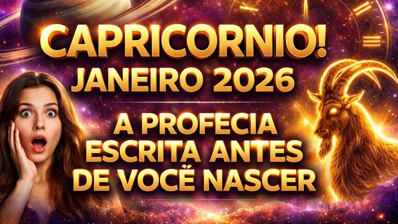 Capricórnio Janeiro 2026: A Profecia Que Vai Mudar Sua Vida Para Sempre
