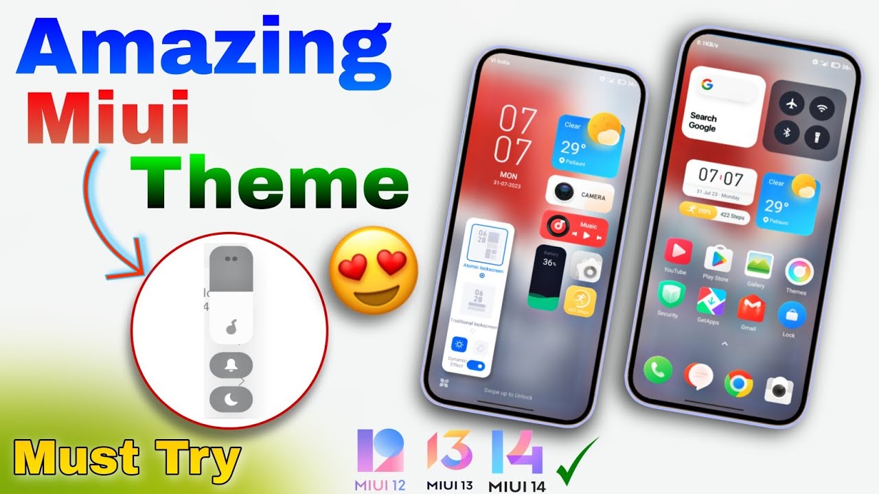 Ultimate MIUI Customization: Cool Theme,UI,Boot Animation,and Volume Bar | MIUI 12,13,&14 Showcase