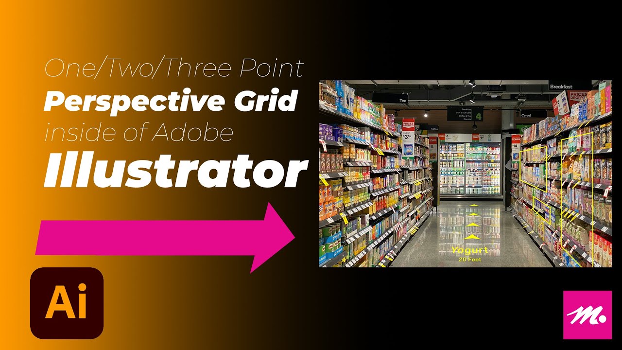 Illustrator Tutorial - Perspective Grid Tool