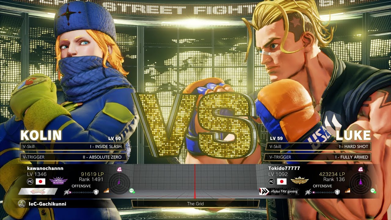 SFV Champion Edition 🔥 kawano (Kolin) Vs Tokido (Luke) 🔥 Online Match's 11/18/2022