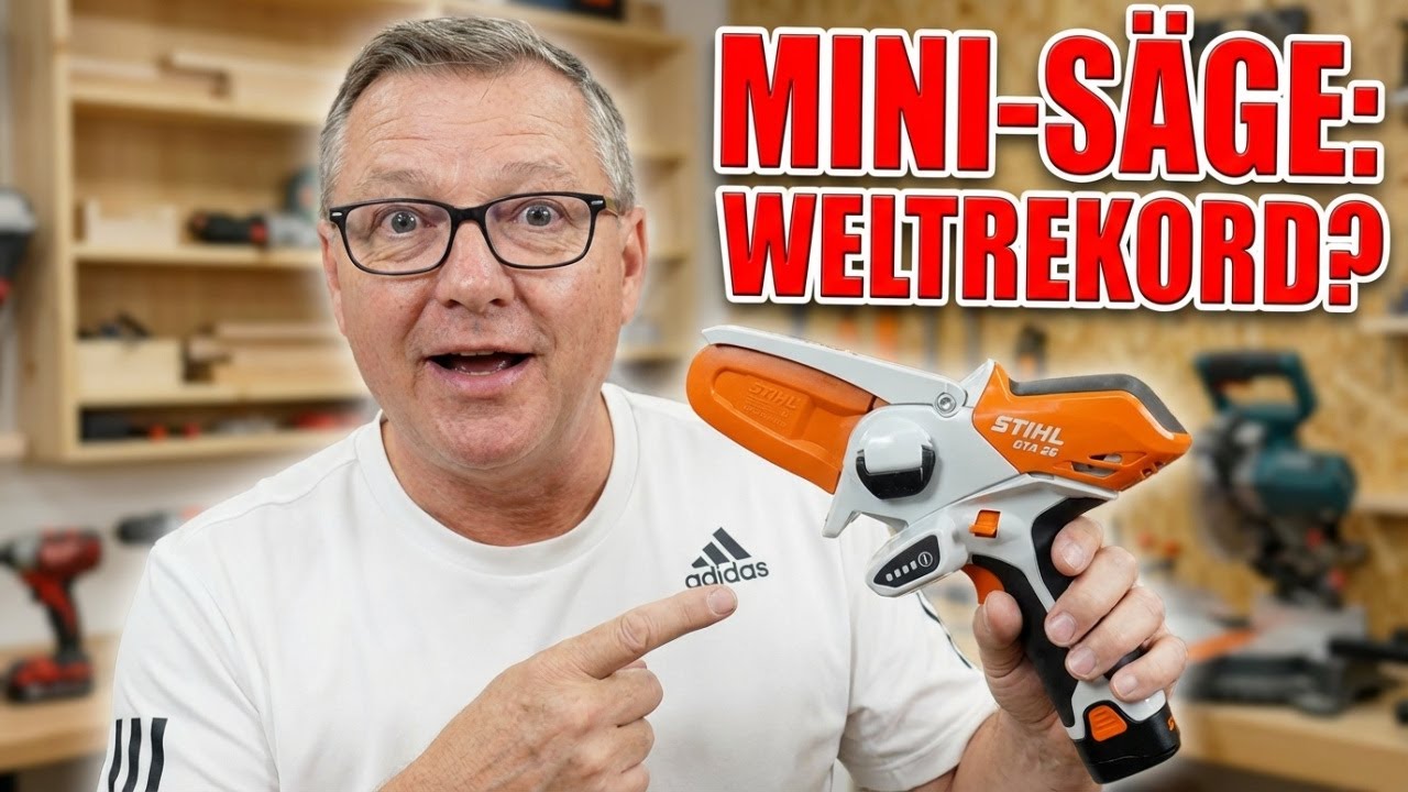 STIHL GTA 26 - Kleinste Kettensäge der Welt!?