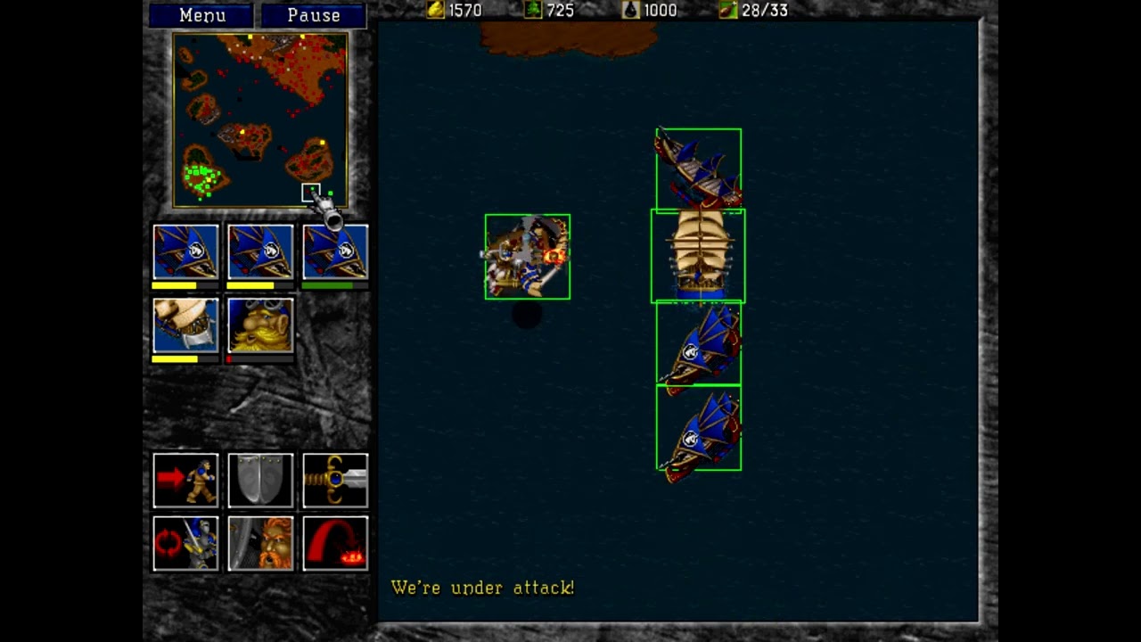 Warcraft II - Human Campaign - XII The Battle At Crestfall (No Comments)