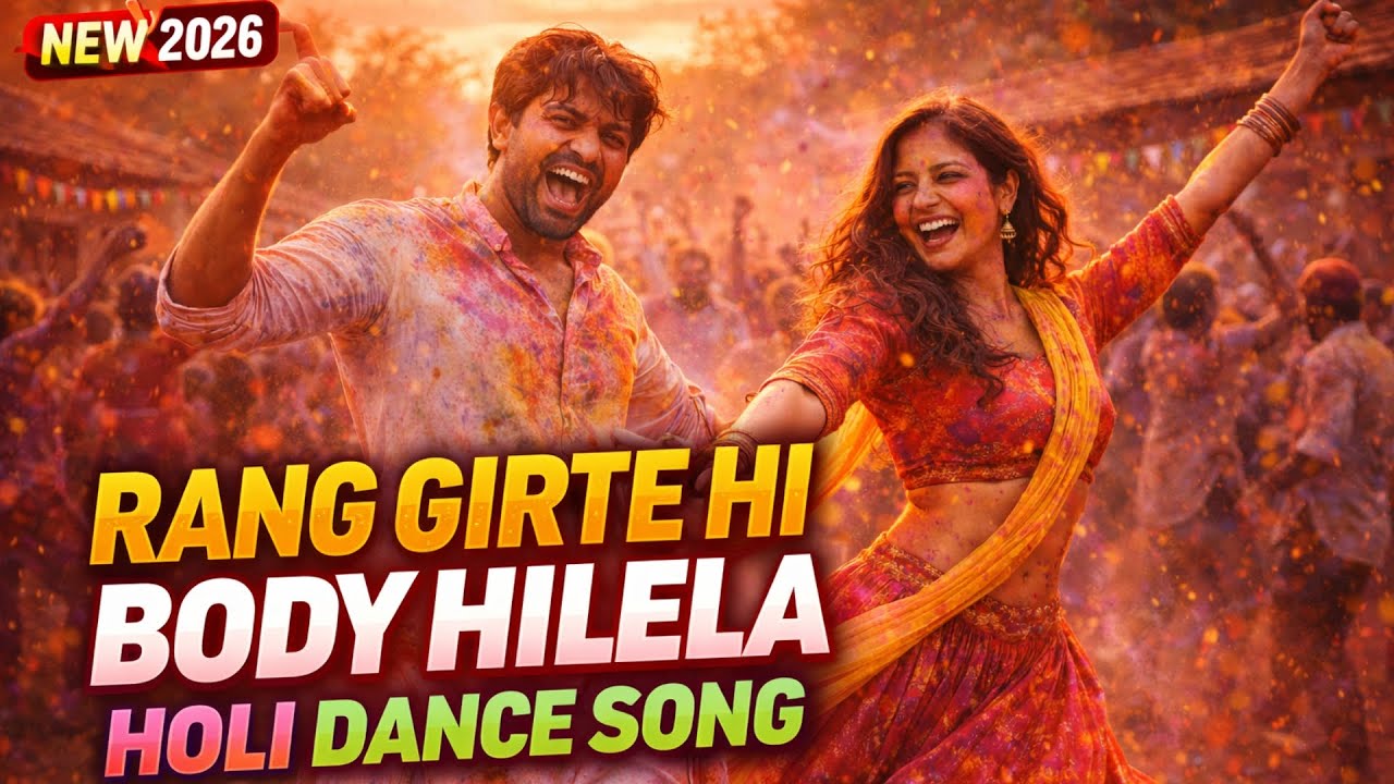 🎵 रंग गिरते ही बॉडी हिलेला, फागुन में दिल भी नाचे होली के संग 🌈 Bhojpuri Holi Song 2026 | Holi Song