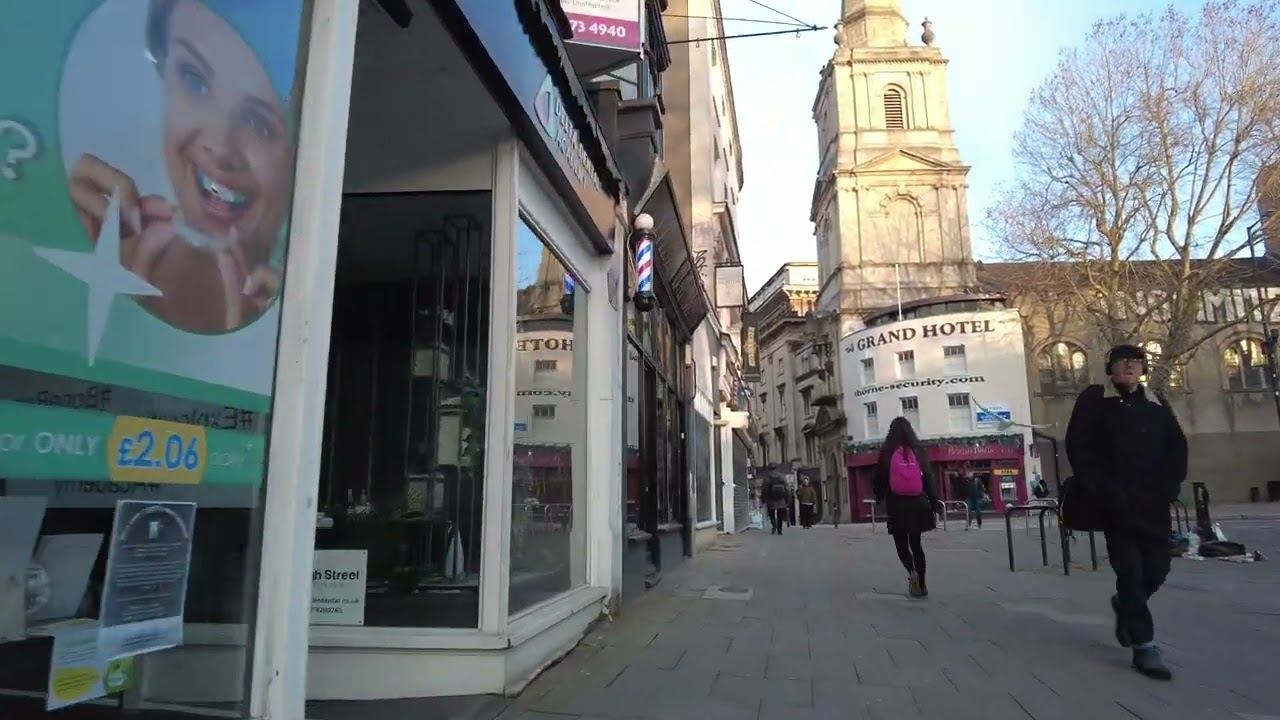Sunny morning, early start! Bristol walk 4th March am   4K