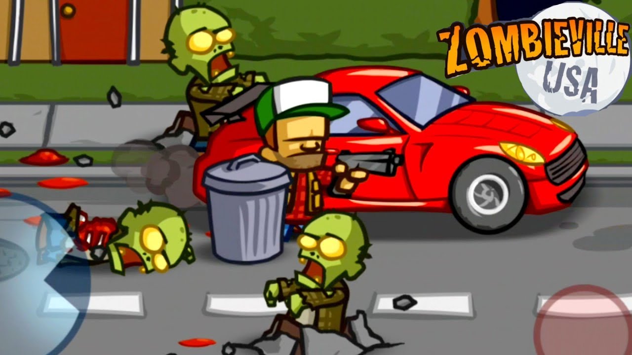 Zombieville USA 2 by Mika Mobile | Gameplay Walkthrough # 1 | Car, Helicopter, Zombies
