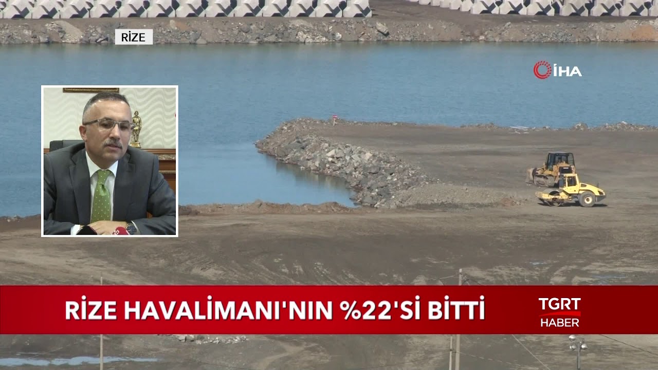 Rize Havalimanı'nın %22'si Bitti