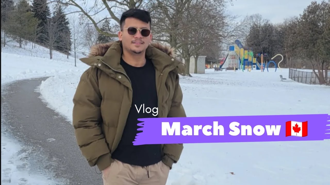 Snowy day in Canada😍: A day in the life of 🇮🇳 student in 🇨🇦❄️ | insta: _ali.en__ | May Intake