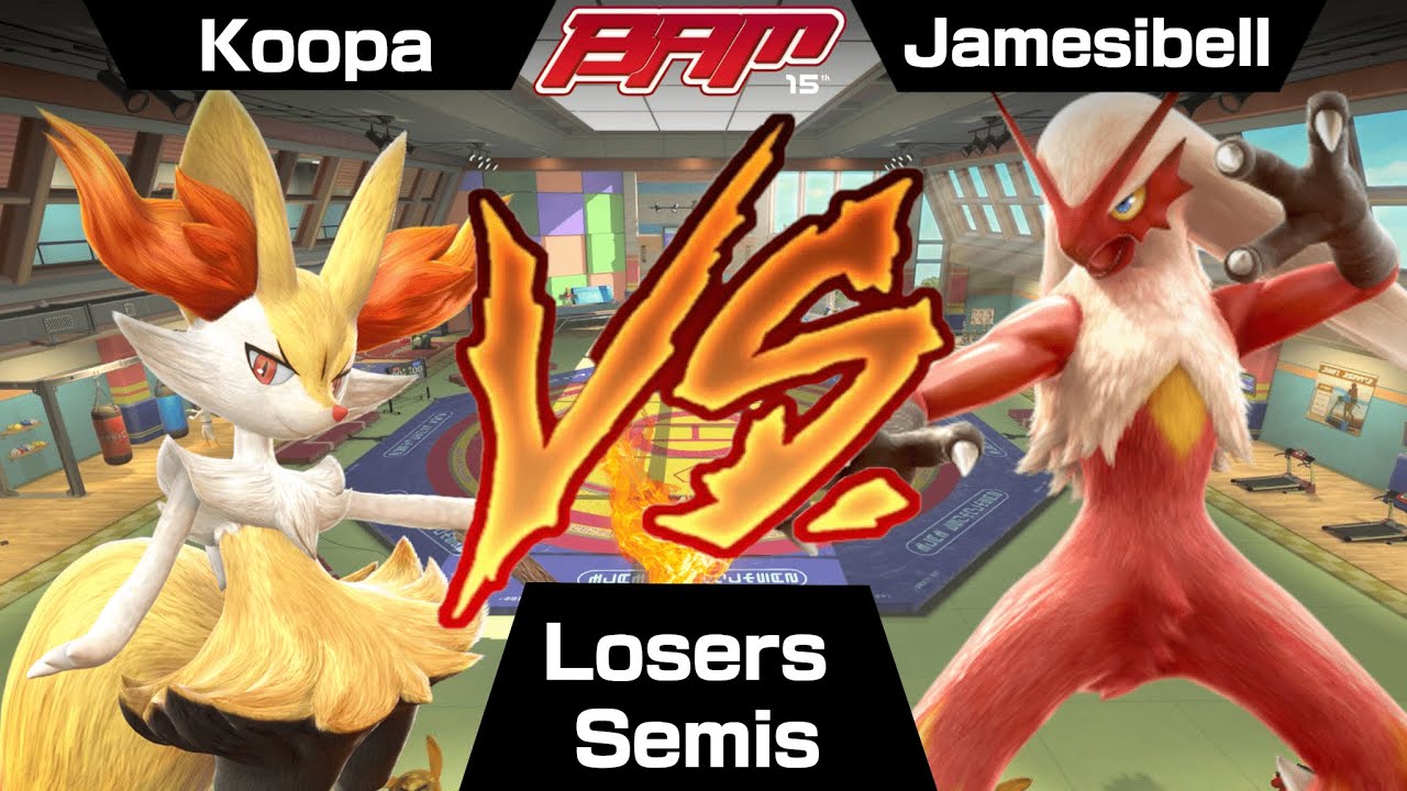 Pokken Tournament DX @ BAM15: Koopa (Braixen) vs Jamesibell (Blaziken/Suicune) | Losers Semis