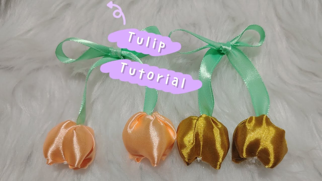 Tutorial#3 tulip for your bows easy guide #tulip #diy #accessories 