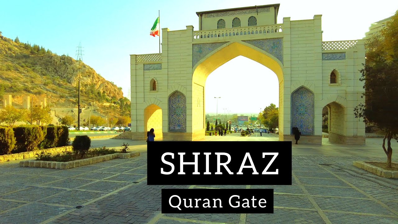 Shiraz iran(4k) Darvaze Quran.Gate(دروازه قران شیراز