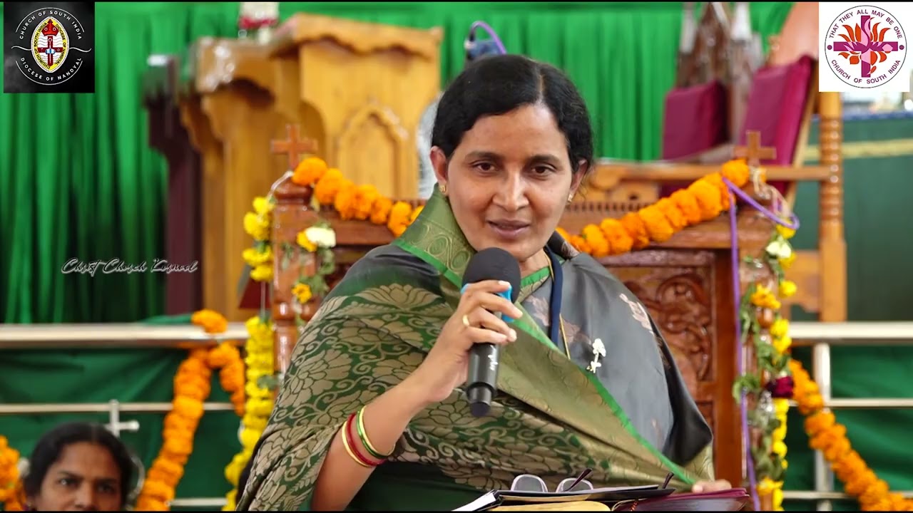 Smt. Beulah Santhosh Message | Women's Fellowship President, Diocese of Nandyal | Chayil Retreat