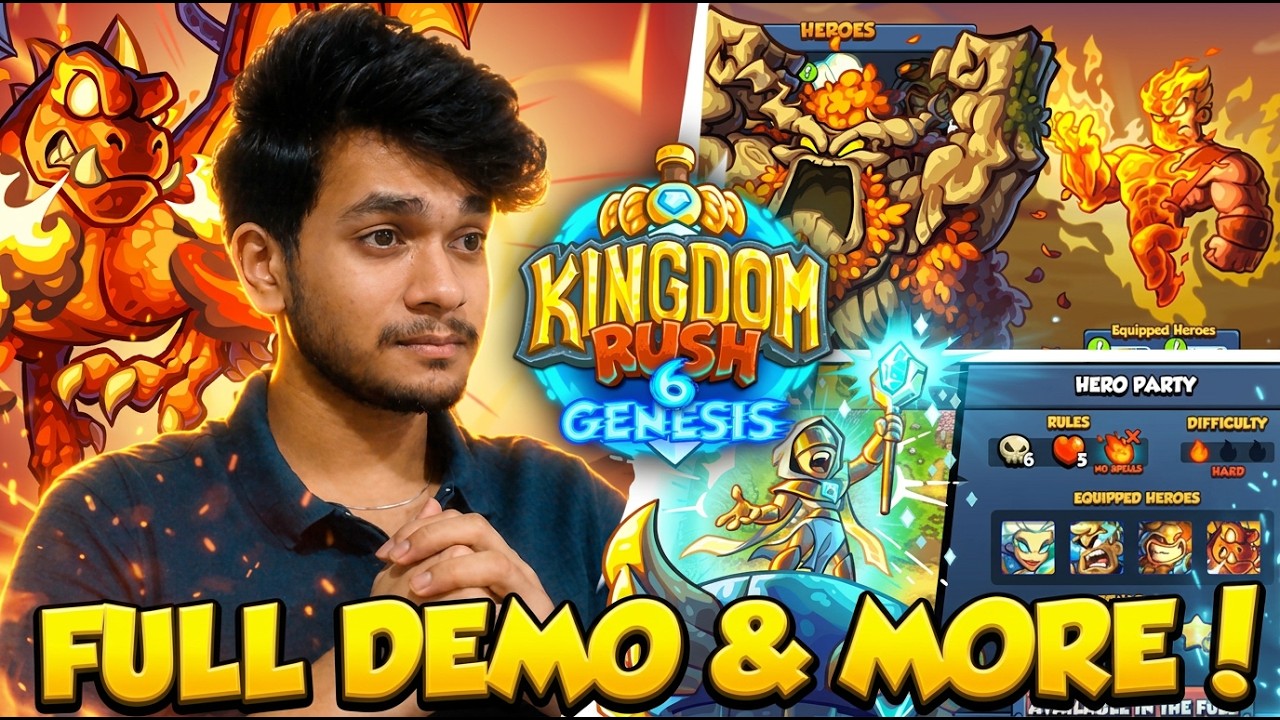 The NEW Kingdom Rush 6: Genesis DEMO Is INSANE!