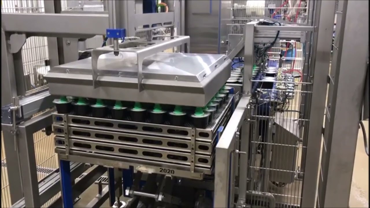 Halbautomatischer Belader, Schalen Belader, Belader Fertiggerichte