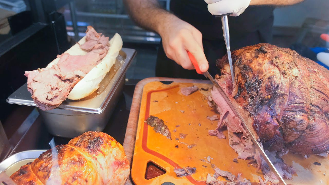 Roast Beef and Salty Beef. Big Juicy Sandwiches. London Street Food