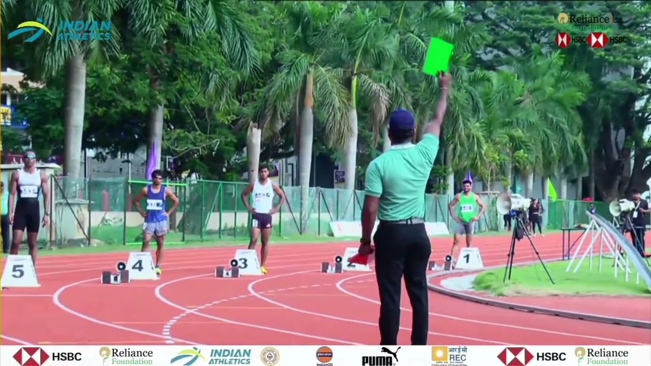 200m new national record by Animesh kujur 28th National federation senior athletics competition