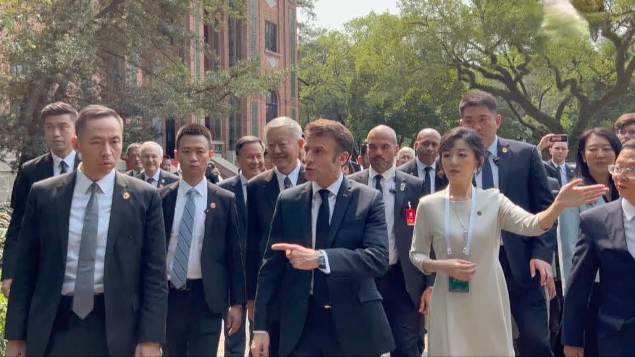 Vlog: A day with French president at Sun Yat-sen University