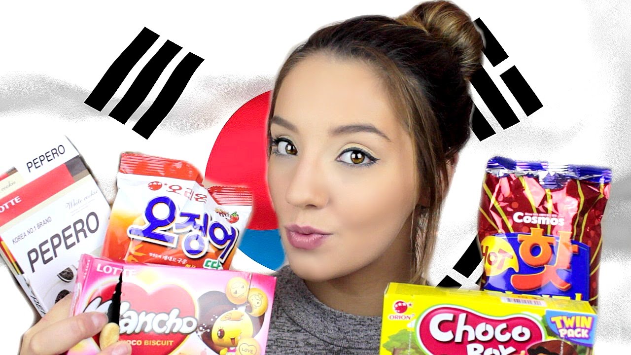British Girl Tries Korean Candy | ThoseRosieDays