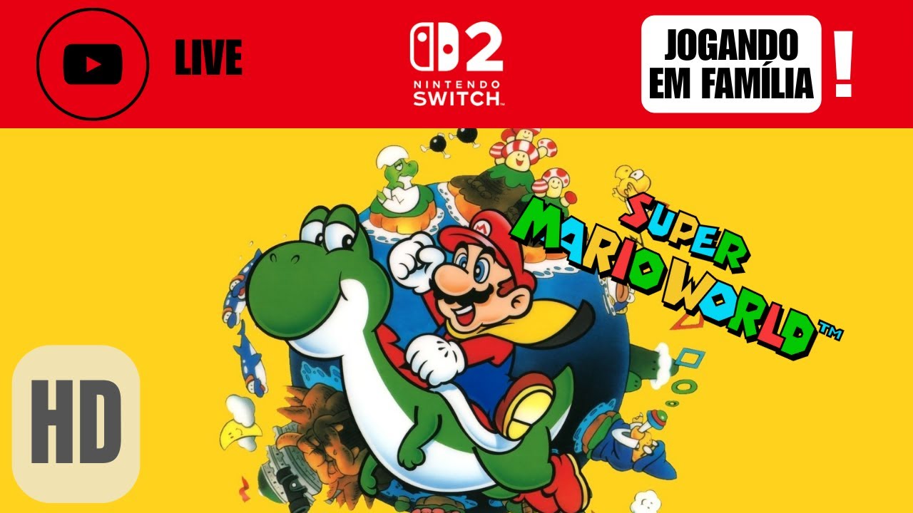 LIVE | Super Mario World  | Snes | Nintendo Switch 2 (Parte 01)