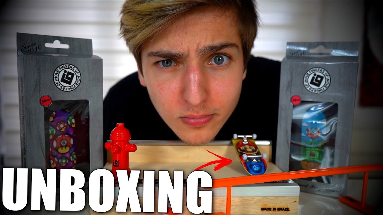 MELHOR UNBOXING DE SKATE DE DEDO!!!