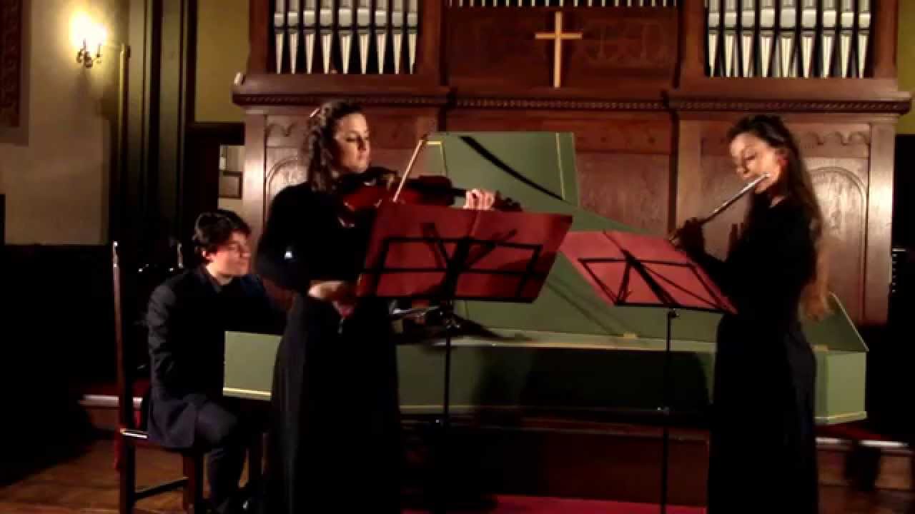 CPE Bach - 12 kleine Stücke - Presto - Baracani (flute), Lentini (violin), Paganelli (harpsichord)