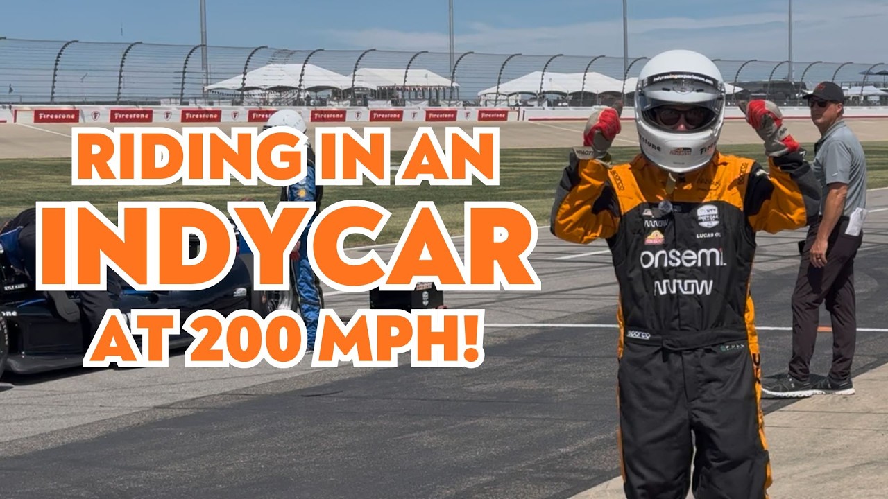 Riding in an Indycar at 200 Miles Per Hour! | Nashville 2025 | On Track With Noe