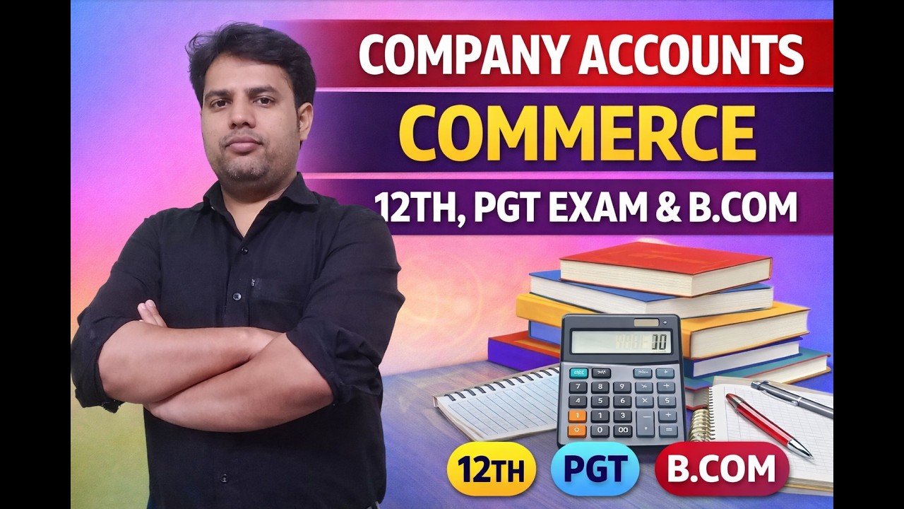 Company  Accounting Class live Exam preparation PGT /TGT # commerce class    join now  live