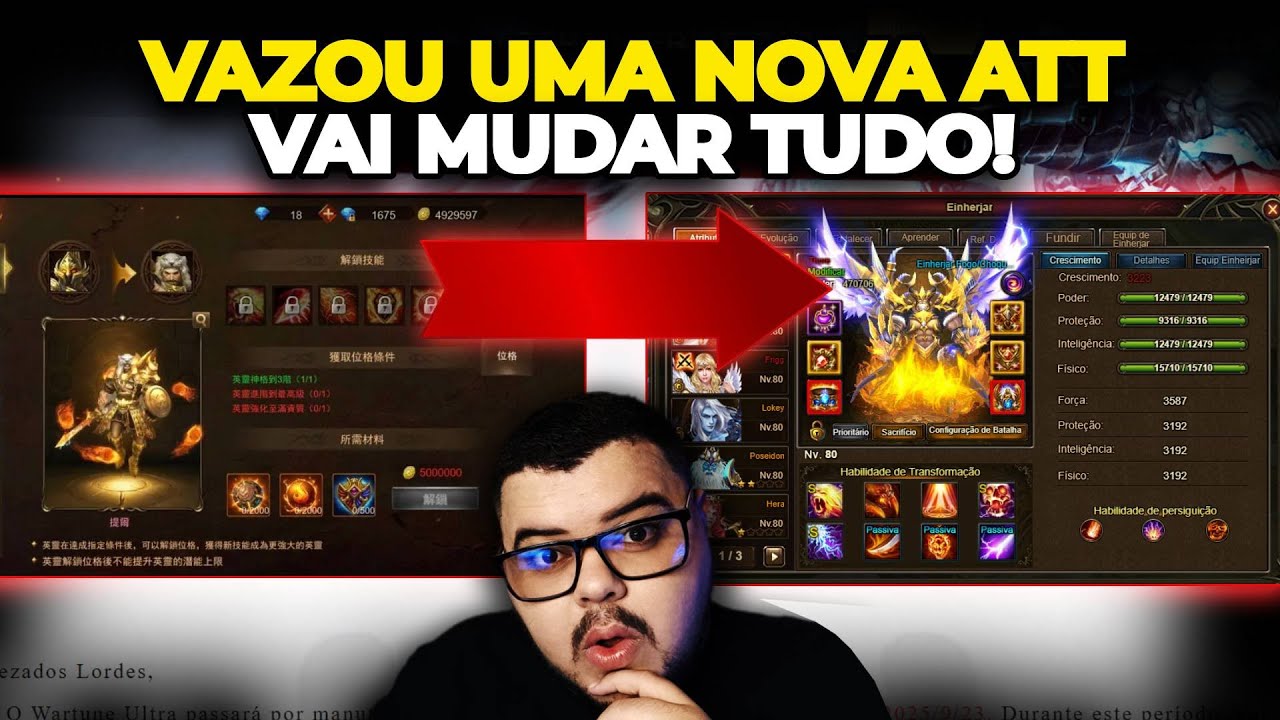 Será um VAZAMENTO do Wartune Ultra Novas Fusões de Silfo (PET)