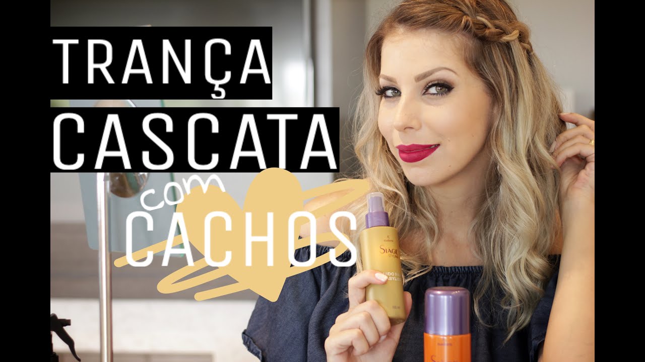TRANÇA CASCATA COM ONDAS