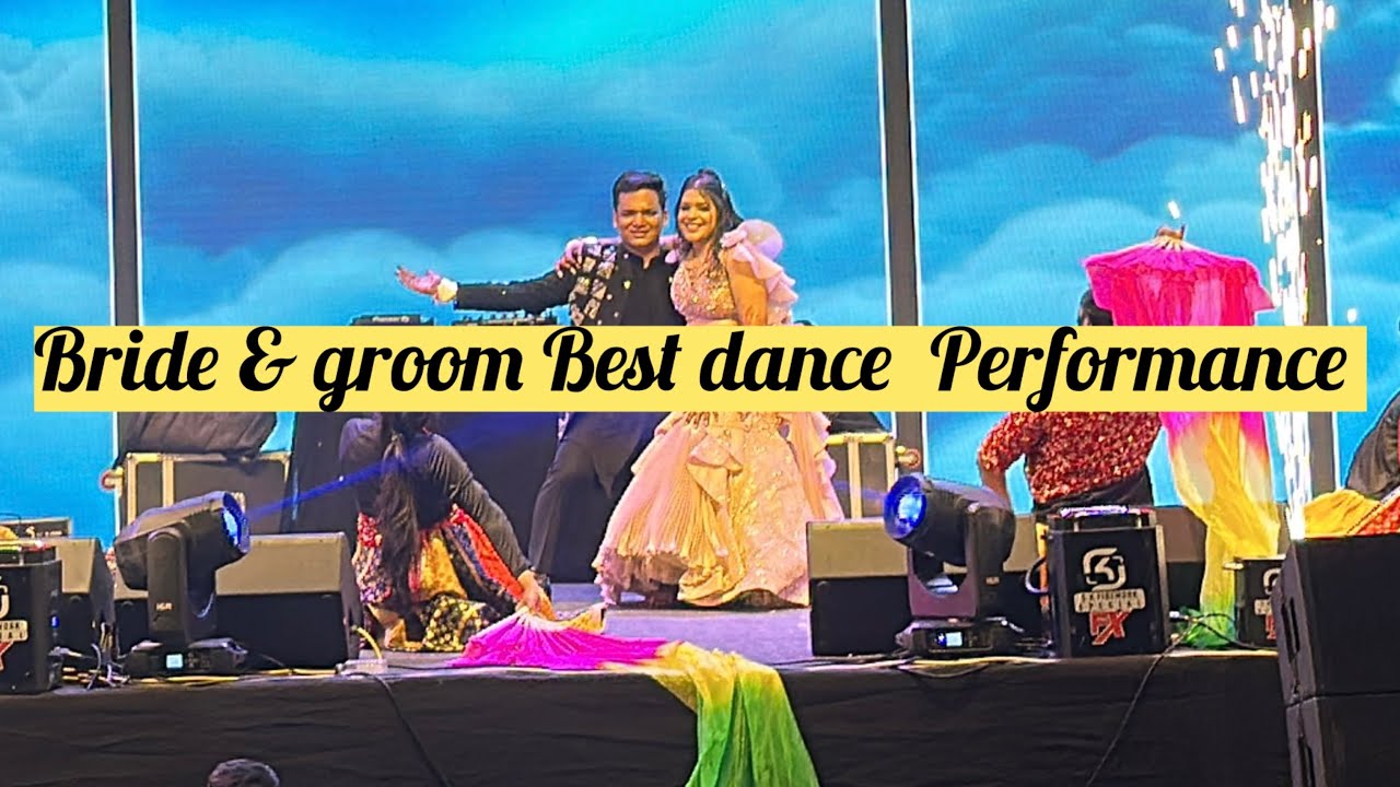 Bride & Groom Best Dance Perfomance in Sangeet | Bollywood songs | Indian Wedding Choreography