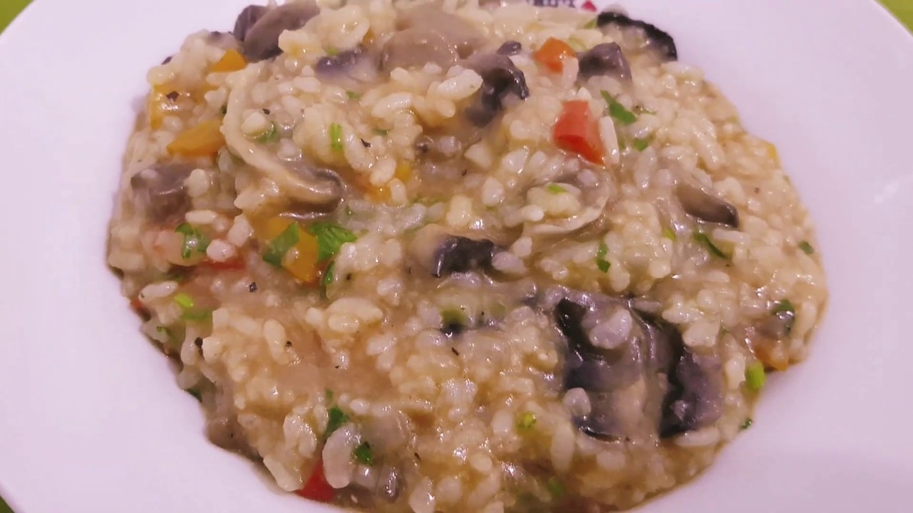 Orez cu ciuperci Champignon brune